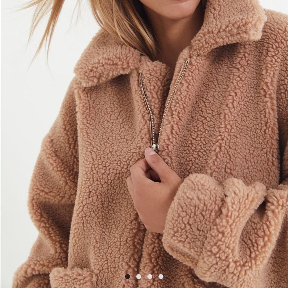 I. AM. GIA.  I AM GIA pixie coat XS teddy tan